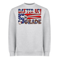 Heather Grey batter up 5th grade Heavyweight Sweatshirt - JahusDesignShop