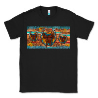 Saddle Horseshoe  Sunflower Leopard License Plate Classic Tee | Teevron