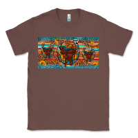 Chestnut saddle horseshoe  sunflower leopard license plate Classic Tee - Artiststas