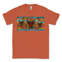 Copper saddle horseshoe  sunflower leopard license plate Classic Tee - Artiststas