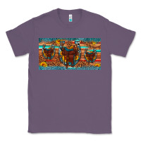 Lavender saddle horseshoe  sunflower leopard license plate Classic Tee - Artiststas