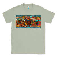 Matcha saddle horseshoe  sunflower leopard license plate Classic Tee - Artiststas
