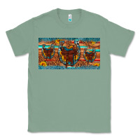 Sage saddle horseshoe  sunflower leopard license plate Classic Tee - Artiststas
