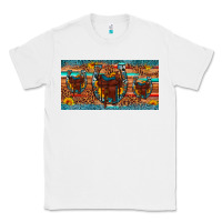 White saddle horseshoe  sunflower leopard license plate Classic Tee - Artiststas