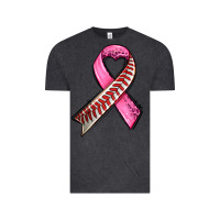 Vintage Black breast cancer sport ribbons Vintage Tee - AdoDesignShop