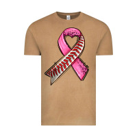 Breast Cancer Sport Ribbons Vintage Tee | Teevron