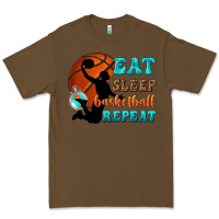 Cacao eat sleep basketball repeat Premium Tee - texasbilliewilder