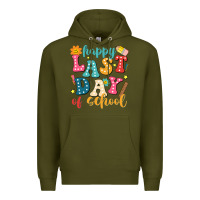 Army Green happy last day of school Premium Hoodie - JahusDesignShop