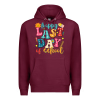 Burgundy happy last day of school Premium Hoodie - JahusDesignShop