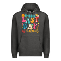 Charcoal Heather happy last day of school Premium Hoodie - JahusDesignShop