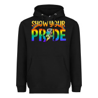 Black Lgbtq Show Your Pride With Rainbow Heavyweight Hoodie - BundleAndBundleShop