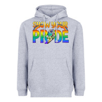 Lgbtq Show Your Pride With Rainbow Heavyweight Hoodie | Teevron