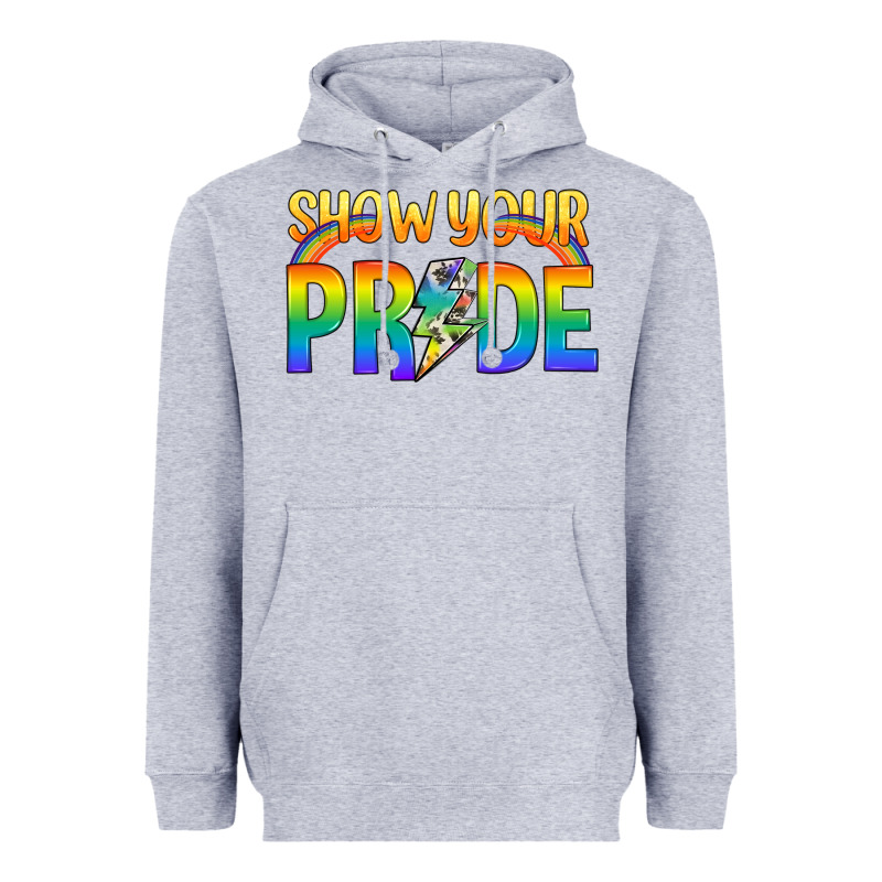Lgbtq Show Your Pride With Rainbow Heavyweight Hoodie by BundleAndBundleShop | Teevron