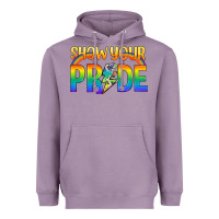 Lavender Lgbtq Show Your Pride With Rainbow Heavyweight Hoodie - BundleAndBundleShop