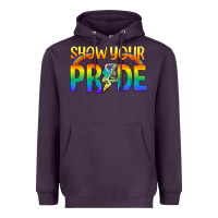 Plum Lgbtq Show Your Pride With Rainbow Heavyweight Hoodie - BundleAndBundleShop