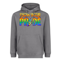 Storm Lgbtq Show Your Pride With Rainbow Heavyweight Hoodie - BundleAndBundleShop