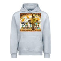 Heather Grey faith with cross Urban Hoodie - TumblerDesignByShophia