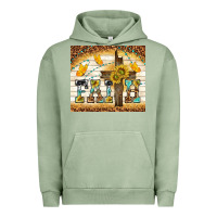 Pigment Oil Green faith with cross Urban Hoodie - TumblerDesignByShophia