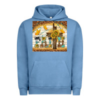 Pigment Pebble Blue faith with cross Urban Hoodie - TumblerDesignByShophia