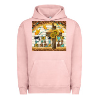 Pigment Salmon faith with cross Urban Hoodie - TumblerDesignByShophia