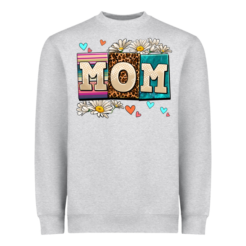 Daisy Mom Heavyweight Sweatshirt by AdoDesignShop | Teevron