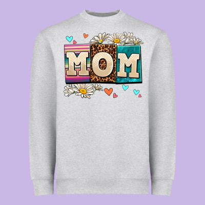 Daisy Mom Heavyweight Sweatshirt Designed By Adodesignshop