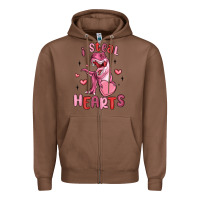 Chestnut i steal hearts Zipper Hoodie - MaliasSmallBusiness