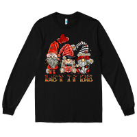 Black let it be ladybug gnomies Long Sleeve Tee - BarkalooDesign