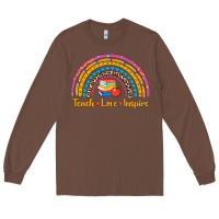 Chestnut back to school rainbow teach love inspire Long Sleeve Tee - AdoDesignShop