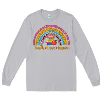 Moon Dust back to school rainbow teach love inspire Long Sleeve Tee - AdoDesignShop