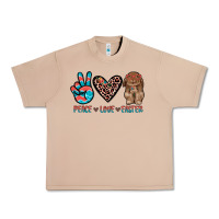 Burro peace love easter Urban Heavy Tee - JahusDesignShop