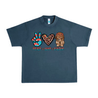 Midnight Navy peace love easter Urban Heavy Tee - JahusDesignShop