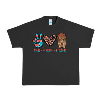 Pigment Black peace love easter Urban Heavy Tee - JahusDesignShop