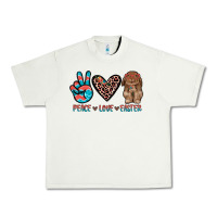Pistachio peace love easter Urban Heavy Tee - JahusDesignShop