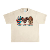 Sandshell peace love easter Urban Heavy Tee - JahusDesignShop