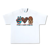 White peace love easter Urban Heavy Tee - JahusDesignShop
