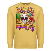 Antique Gold dia de los muertos Premium Sweatshirt - LillyAllenDesigns