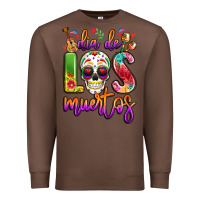 Chestnut dia de los muertos Premium Sweatshirt - LillyAllenDesigns