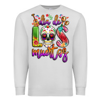 Dove Grey dia de los muertos Premium Sweatshirt - LillyAllenDesigns
