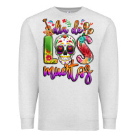 Oatmeal Heather dia de los muertos Premium Sweatshirt - LillyAllenDesigns