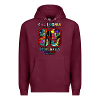 Burgundy California 89 Premium Hoodie - Bettercallsaul