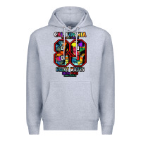 Heather Grey California 89 Premium Hoodie - Bettercallsaul
