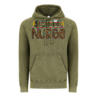 Vintage Olive school nurse Vintage Hoodie - CowhideDigitalArt
