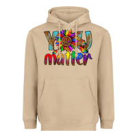 Mushroom Lgbtq You Matter With Leopard Heavyweight Hoodie - BundleAndBundleShop