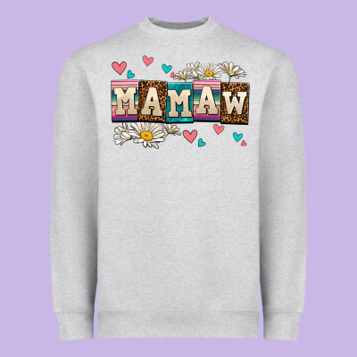 Daisy Mamaw Heavyweight Sweatshirt Designed By Adodesignshop