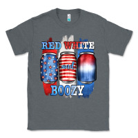 Charcoal Heather red white and boozy Classic Tee - JahusDesignShop