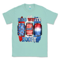 Seafoam red white and boozy Classic Tee - JahusDesignShop