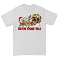 Dove Grey Merry christmas skeleton Premium Tee - RanaPortraitStore