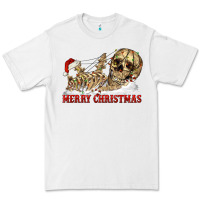 White Merry christmas skeleton Premium Tee - RanaPortraitStore