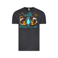 Vintage Black with god all things are possible matthew 19 26 Vintage Tee - JahusDesignShop